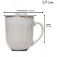Caneca 380ml De Cerâmica Linear Cinza